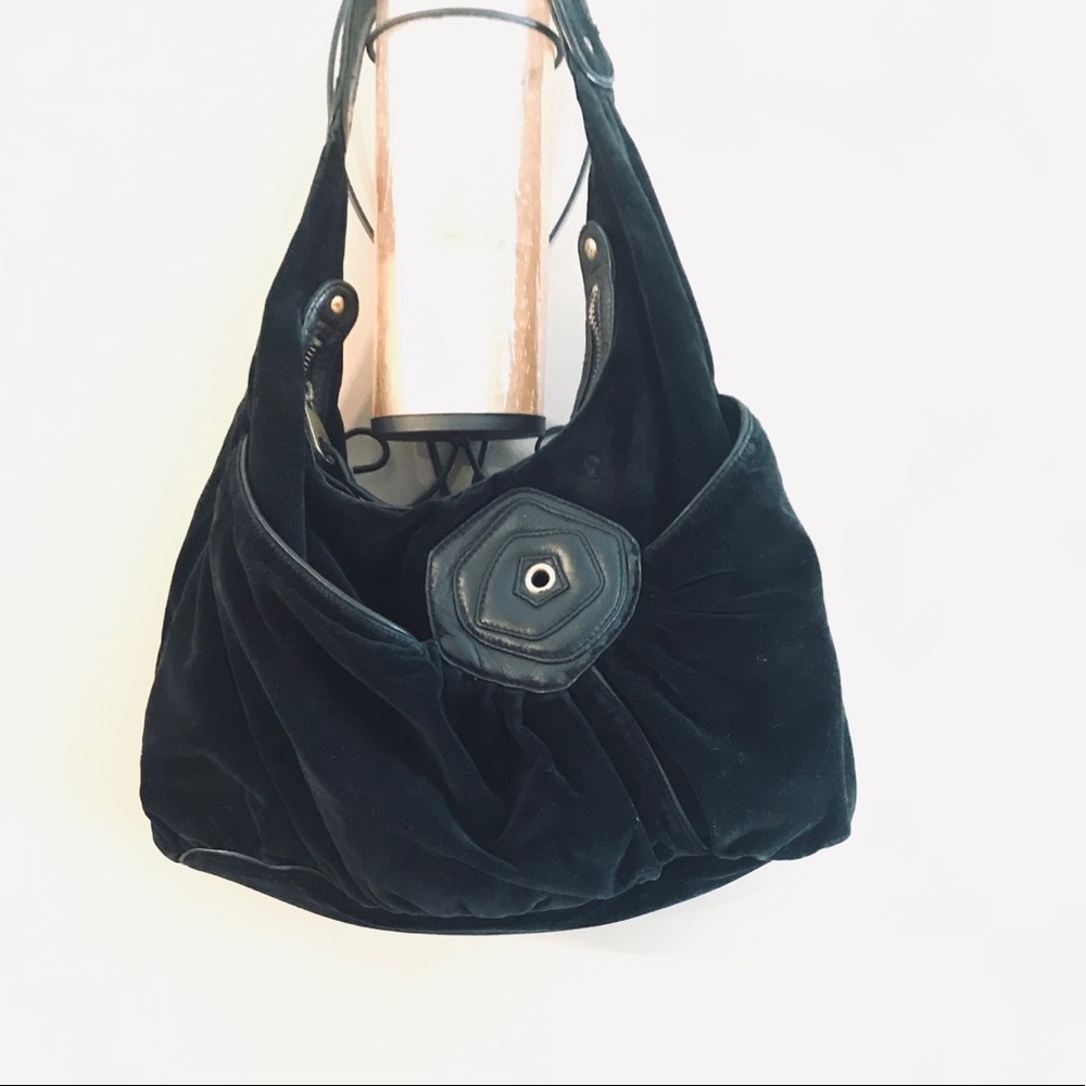 Authentic Mark Jacobs thin velvet material handbag